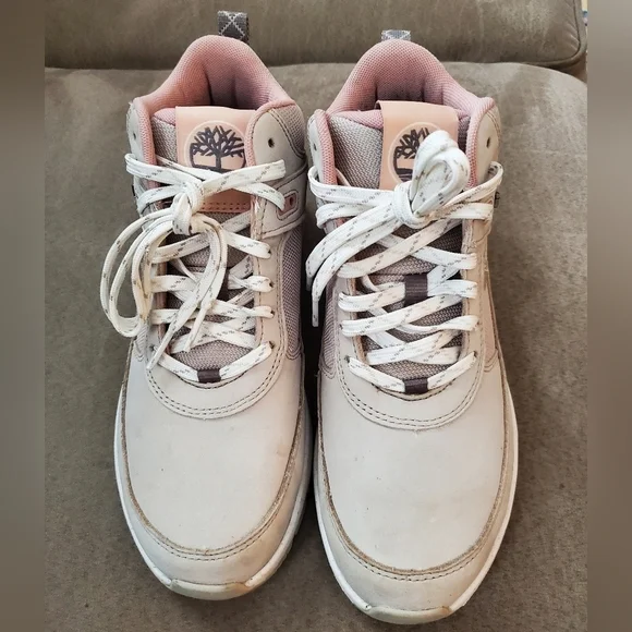 Timberland Field Trekker Mid Womens Shoes Size 7.5 In Light Taupe Nubuck-beige - Picture 6 of 12